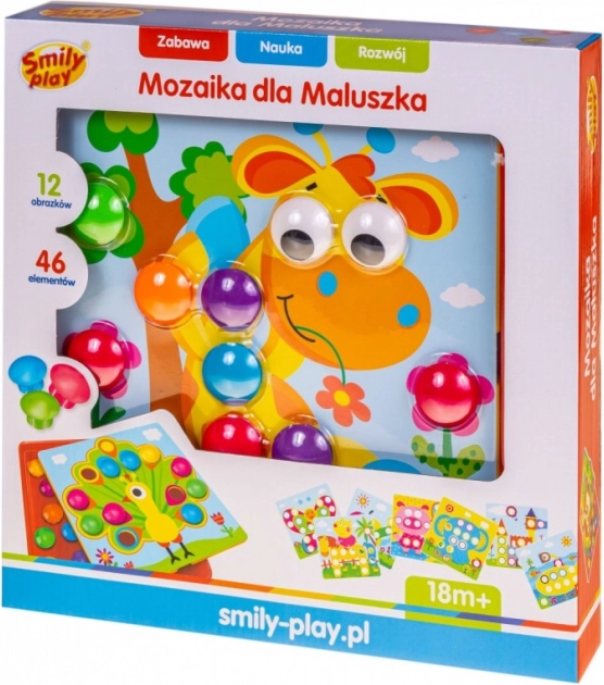 Steckmosaik mit Steckstiften für die Kleinsten