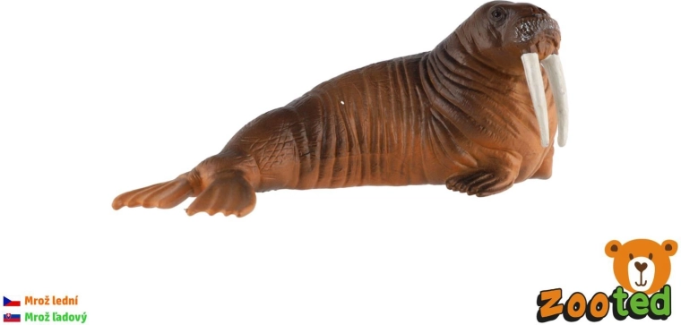 Kunststofffigur Walross 11 cm