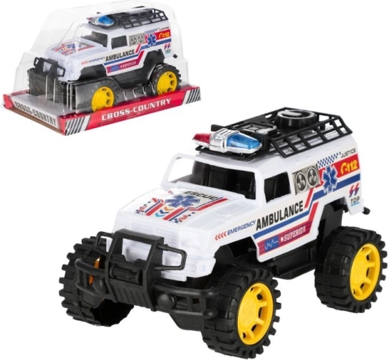 Ambulanz mit Pull-Back-Antrieb 22 cm