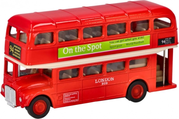Metallmodell des Londoner Doppeldeckers von Goki