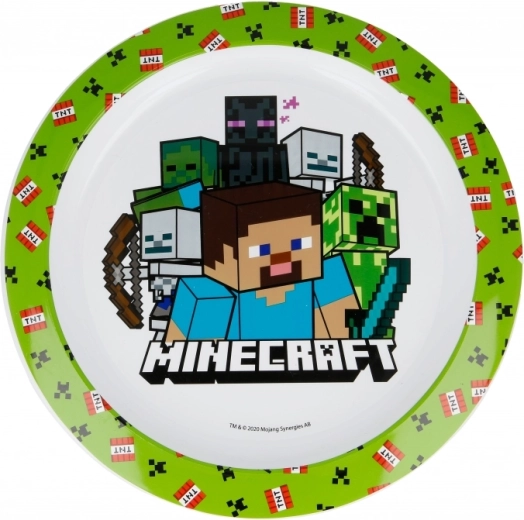 Minecraft Kinder-Teller für die Mikrowelle - 1 Stück