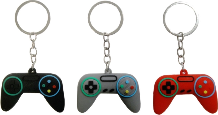 Silikon-Schlüsselanhänger in Form eines Gamepads