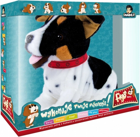 Interaktiver Plüschhund Jack Russell Terrier Figo mit Sprachbefehlen