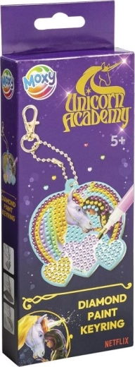 Diamantmalerei – Anhänger Einhorn-Akademie MOXY