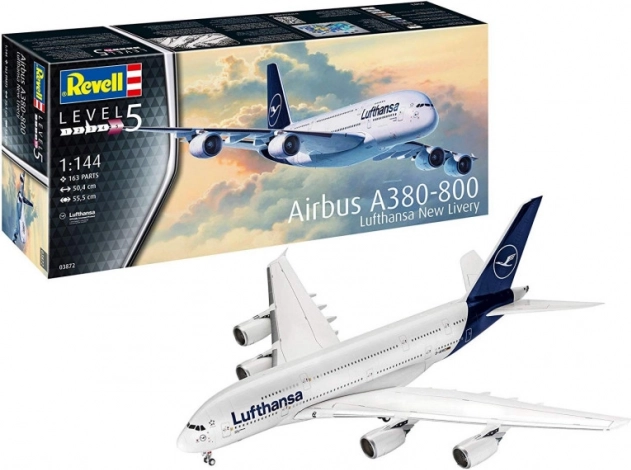 Plastikmodell Airbus A380-800 Lufthansa neue Lackierung