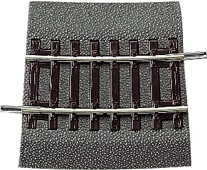 ROCO LINE Bogengleis R3 mit Bettung H0 (7,5°, 419,6 mm)