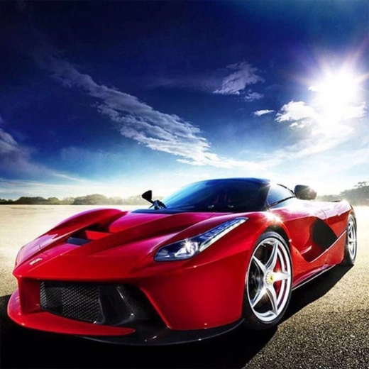 Norimpex Diamantmalerei Rotes Ferrari 30 × 40 cm