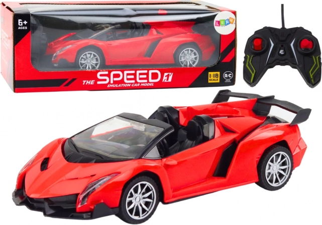 Rotes RC-Sportspaßauto 1:18
