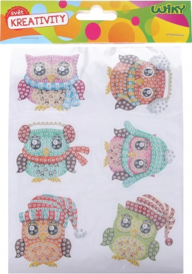 Kreativset Diamond-Aufkleber Eulen