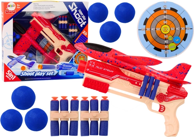 Schaumkugel-Werfer Aircraft Shield Set 5-in-1