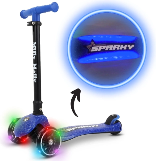 Milly Mally Kinder-Dreirad-Scooter Sparky blue