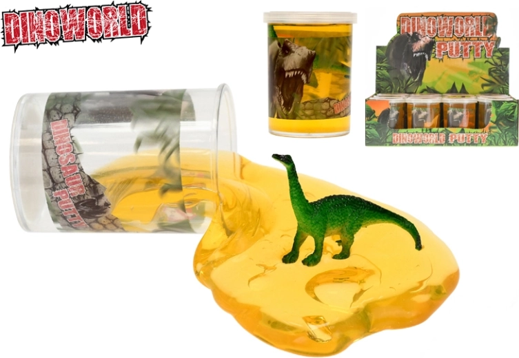 Dinoworld Schleim mit Dinosaurier 7,5 cm