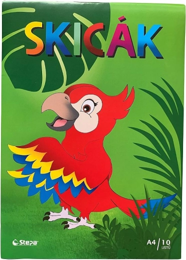 Skizzenblock A4 10 Blatt 180 g/m²