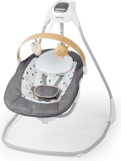 Schaukel INGENUITY SimpleComfort Parker mit Musik und USB-Stromversorgung, 0–9 kg