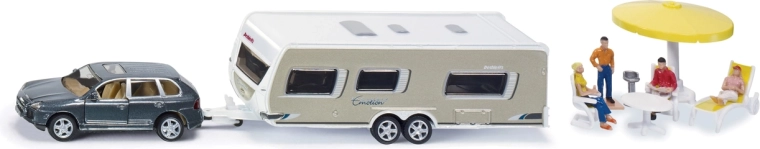 Siku Super Pkw mit Wohnwagen