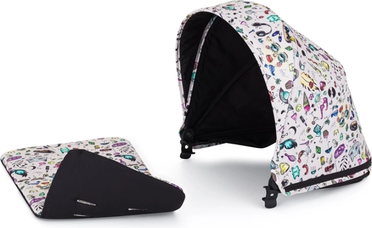 PETITE&MARS Sonnendach für Kinderwagen Royal3 Limited 100 Tattoo