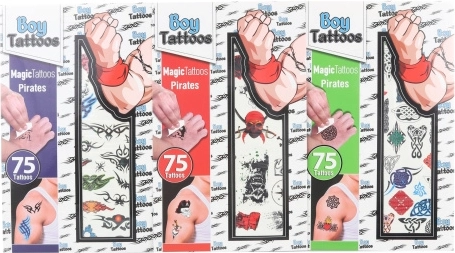 Set temporärer Tattoos für Jungen