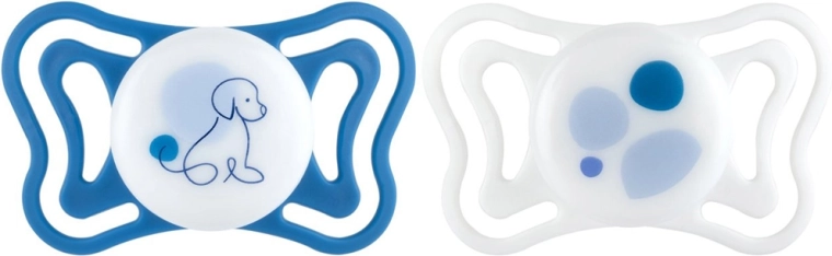 Chicco PhysioForma Light Silikon-Orthodontische Schnuller blau 6–16 Monate, 2 Stk.