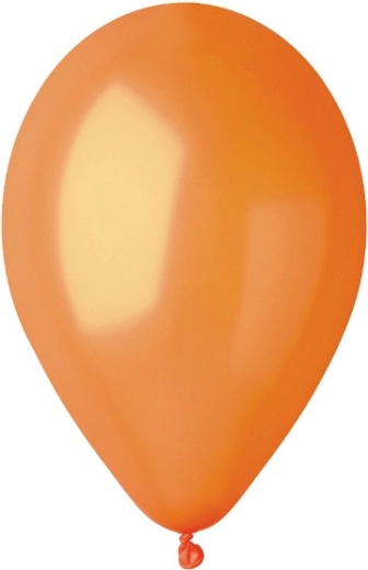 Metallic-Ballons 20 cm – orange