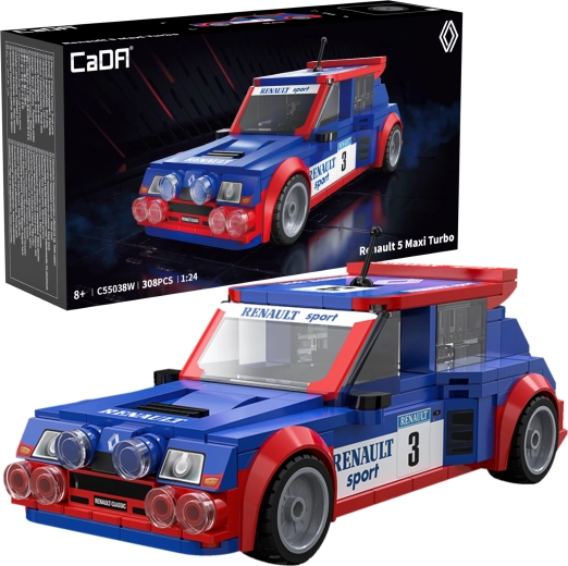 CaDA-Bausatz Rennwagen RENAULT 5 Maxi Turbo, 308 Teile