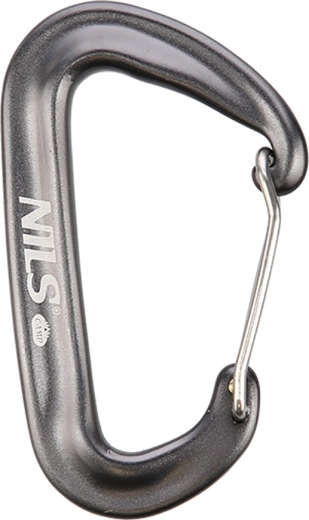 Aluminiumkarabiner NILS Camp 12 kN grau