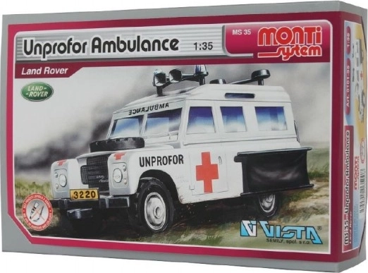 Bausatz Monti System UNPROFOR Ambulance Land Rover 1:35