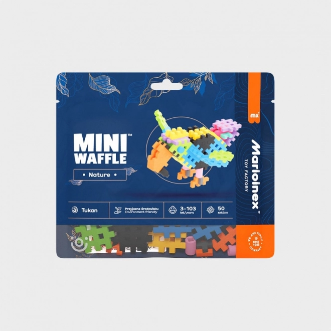 Mini Waffle Nature – Tukan, 50 Teile