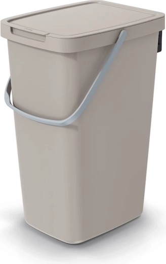 Abfalleimer 20 l hellbraun SYSTEMA Q COLLECT