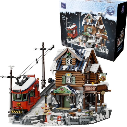 Pantasy Summit Cabin Alpenhütte – Baustein-Set mit 3135 Teilen