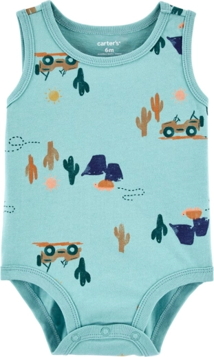 Carter's Baby-Body ohne Ärmel Blue Jeep für Jungen (18 m)