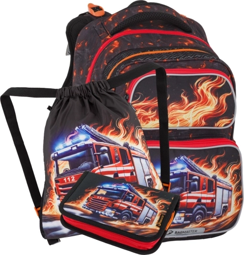 Bagmaster DOPI 26 B kleines Schulset für Erstklässler – Feuerwehr