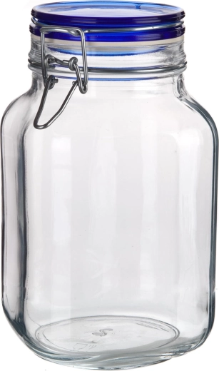 Hermetische Glasdose 2000 ml FIDO Blue mit Bügelverschluss