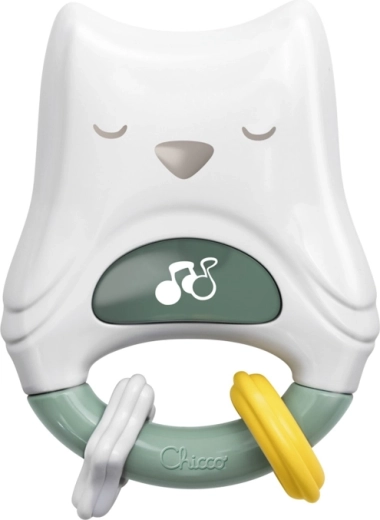 Chicco Rassel und Nachtlicht Eule 2-in-1