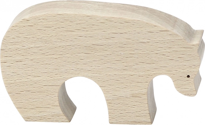 Holzbärenfigur