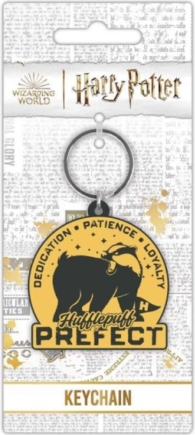 Gummischlüsselanhänger Hufflepuff