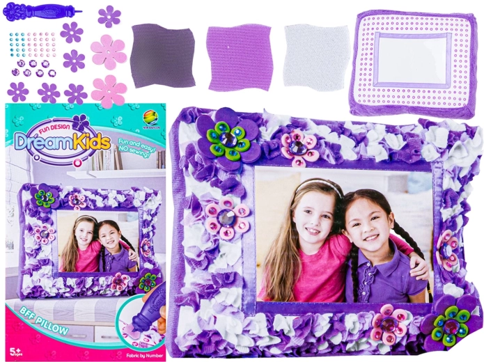 Kreatives DIY-Set – Fotorahmen zum Dekorieren und Kissen