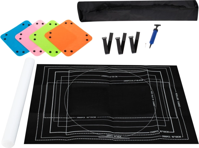 Filzunterlage für Puzzle mit 500–2000 Teilen mit aufblasbarer Röhre
