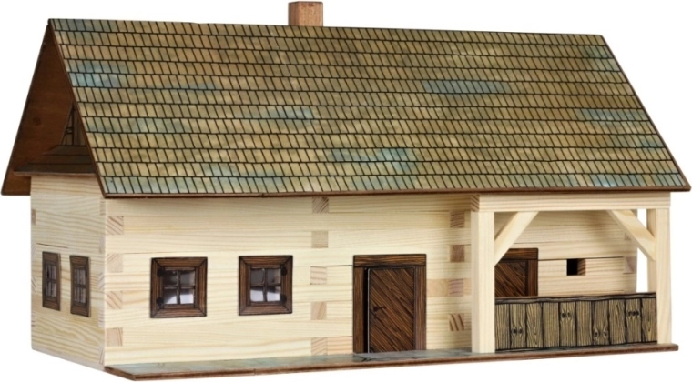 Walachia Holz-Klebe-Bausatz Bauernhof