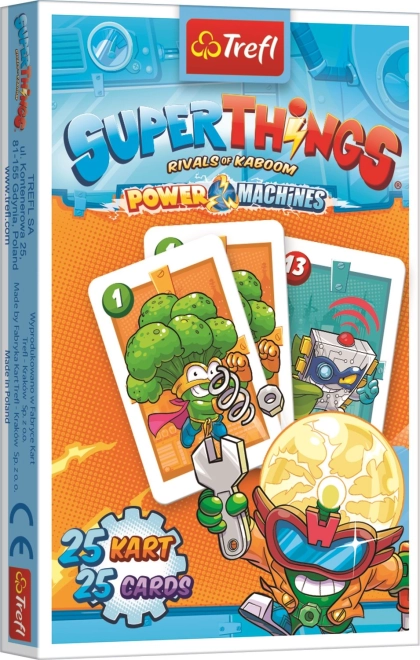 Schwarzer Peter SUPERTHINGS – Kinderkartenspiel TREFL (25 Karten)
