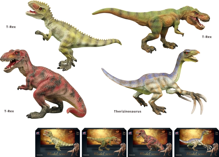 Dinosaurierwelt – Set mit Dinosaurier-Figuren, 4 Arten
