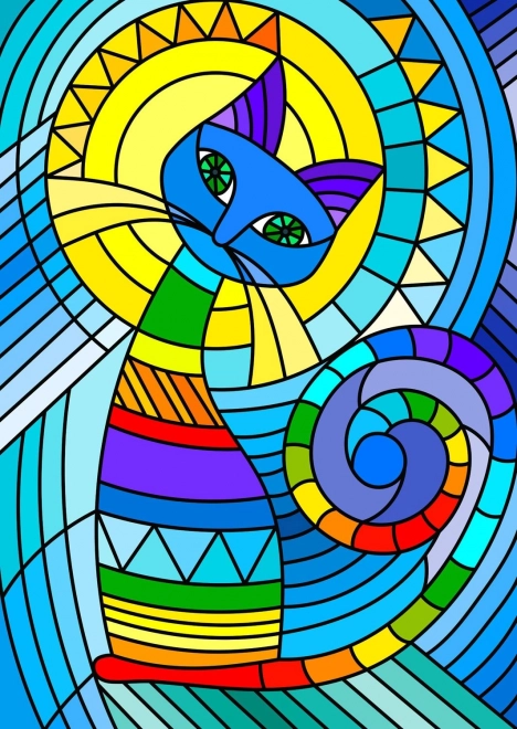 Puzzle Ornamentale Katze 1000 Teile ENJOY