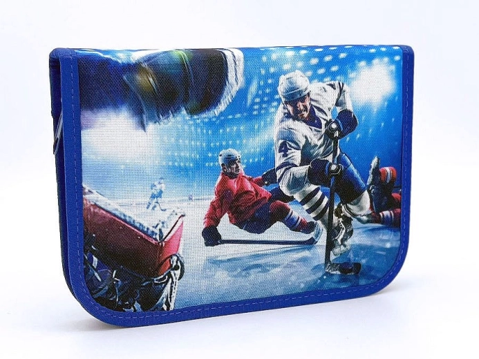 Federmäppchen Concorde Eishockey, blau