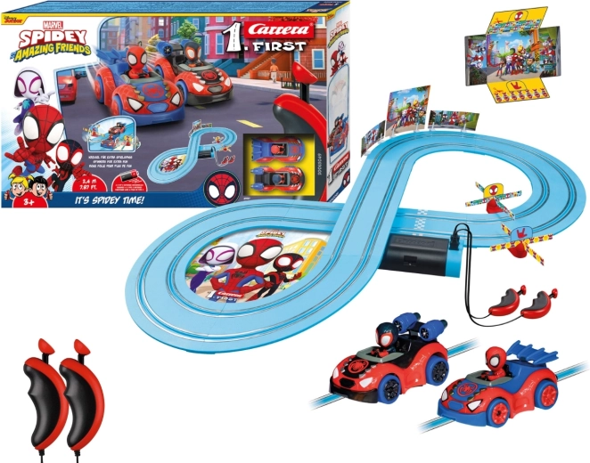 Carrera First Autorennbahn Spidey & Spin 2,4 m