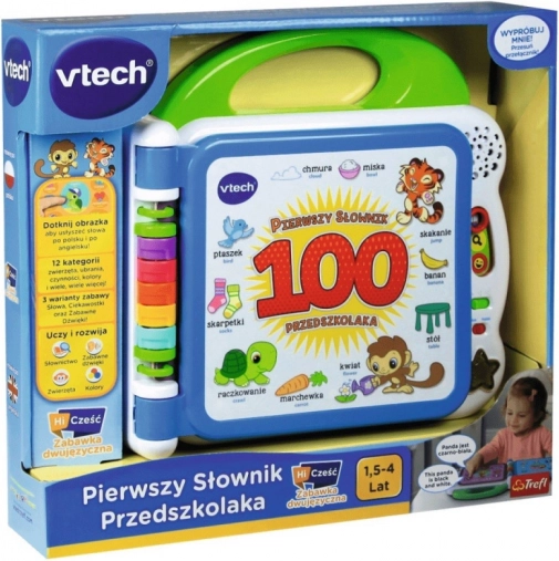 Erstes vorschulisches Wörterbuch Polnisch–Englisch Interaktives Buch VTech Trefl