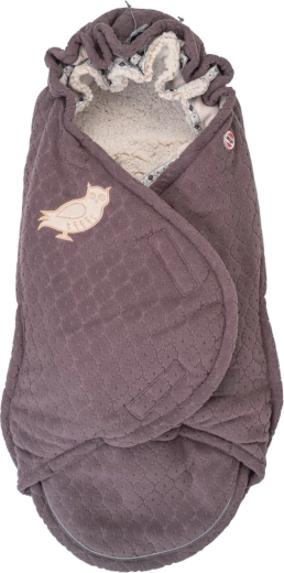 Lodger Fußsack Bunker Folklore Fleece mauve – 1 Stück