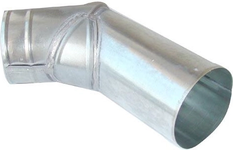 V-Bogen 80 mm aus verzinktem Stahl