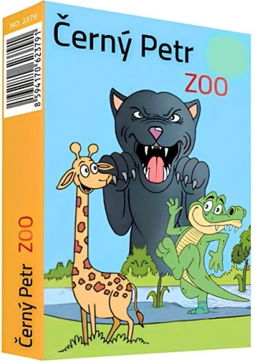 Kartenspiel Schwarzer Peter – Zoo (tschechische Version)