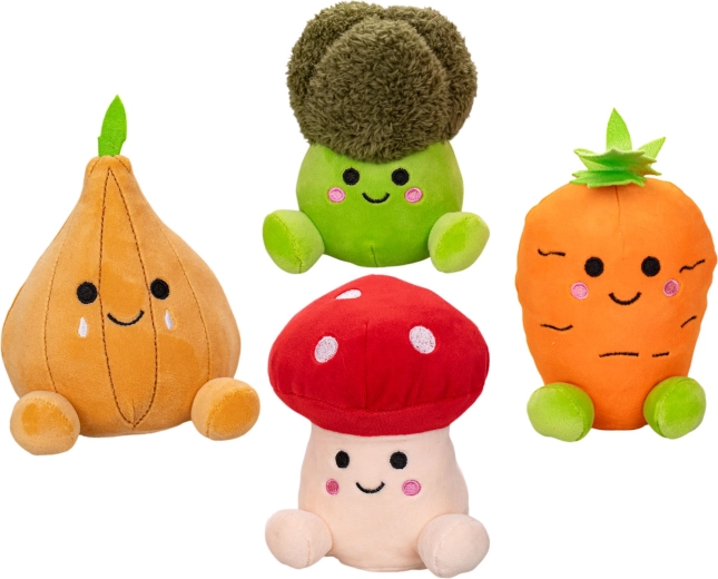 Plüschgemüse 14 cm (Mix aus 4 Sorten)