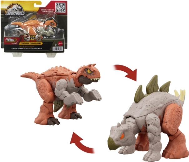 Dinosaurier 2-in-1 mit Transformation Carnotaurus JURASSIC WORLD