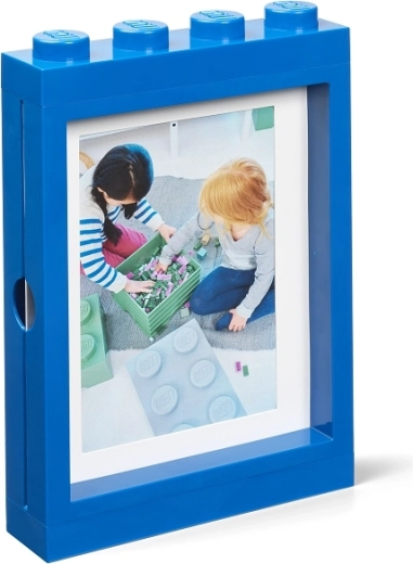 LEGO Bilderrahmen blau